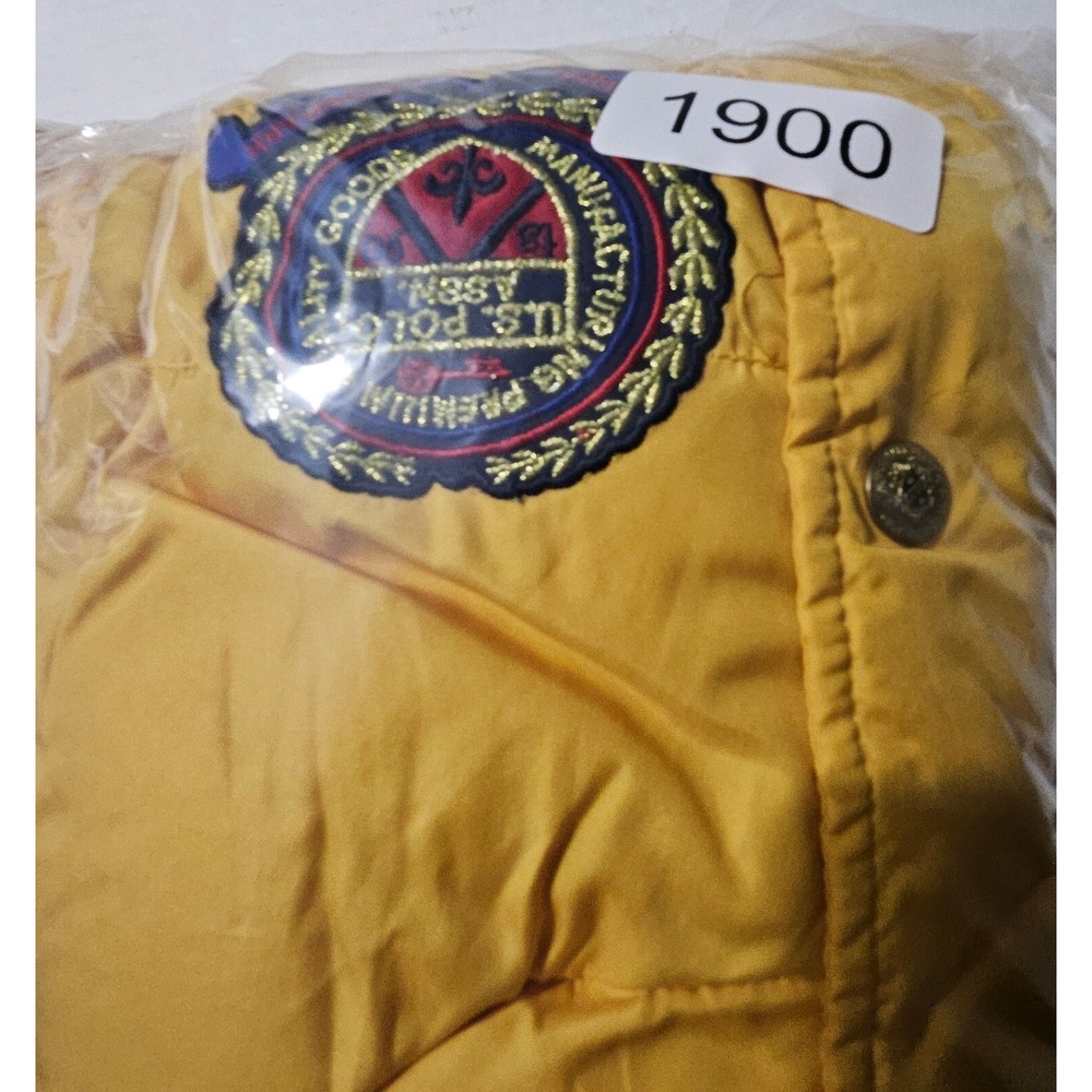 US Polo Assn Puffer Vest Snap Zip Front High Neck Embroidered Logo Womens Size S - Picture 11 of 11
